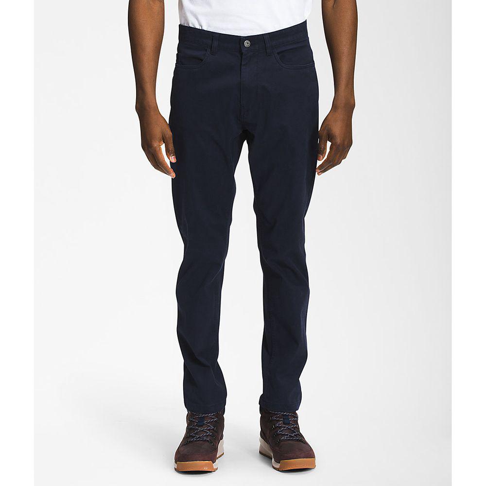 The North Face 5-Pocket Bedford Corduroy Ανδρικα Παντελόνι - Σκουρο Μπλε (IYRU41605)